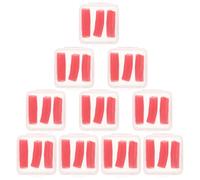 PRETYZOOM 10 Boxes Red Diamond Art Painting Glue Clay Kit DIY Diamond Drawing Crafting Clay Set for Mosaic Tools Accessories Mud for Arts Crafts Projects