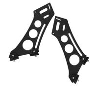 PRETYZOOM 10-Inch Aluminum Alloy Car Rear Wing Mount Bracket, Universal Trunk Racing Tail Spoiler Support, Rear Spoiler Mounts for Automotive Accessories