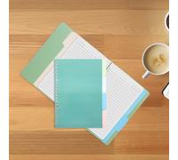 PRETYZOOM 10 Sets Binder Dividers with Detachable Tabs Vintage Aesthetic Notebook Organizers for Indexing Filing and Quick Reference in Office School and Home Use