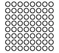 PRETYZOOM 1000pcs Black Manganese Steel Spring Washer Inner Diameter Outer Diameter Thick Triple Wavy Compression Wave Gasket for Motor Bearings Bolts Electrical Connections