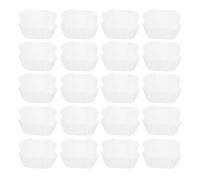 PRETYZOOM 1000pcs Square Paper Cupcake Cases Muffin Baking Cups Simple Design for Easy Demoulding Cake Baking Liners Paper Muffin Cups High-Temperature Resistance