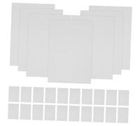 PRETYZOOM 100pcs Blank DIY Word Cards Multi-Function Note Cards Solid Color Message Accessories Portable for Students Writers Readers and Home Use