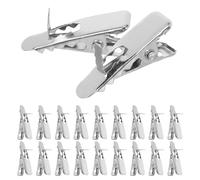PRETYZOOM 100pcs Christmas Tree Ornament Flower Clips Alligator Clips for DIY Crafts Wreath Festive Flower Decorations