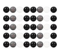 PRETYZOOM 100pcs Colorful Ball Pit Balls for Kids, 5.5cm Black White Dark Grey Pit Balls Small Plastic Toy Ocean Playhouse Pool Ball Accessories Toys