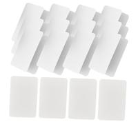 PRETYZOOM 100pcs DIY Blank Greeting Cards Folding Invitation Cards for Festival Message with Envelopes Simple White Kraft Paper for Holiday Blessings and Thank You Notes