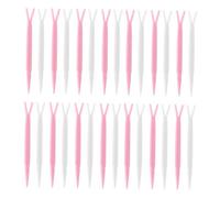 PRETYZOOM 100pcs Double-fold Eyelid Forks Cosmetic Makeup Supplies for Hooded Eyes Makeup Tools Random Color