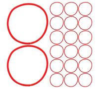 PRETYZOOM 100pcs Hair Elastics Ties Hair Ties Nylon Rubber Bands Easy to Decorate Face Shape Creative Fashion Design for Party and Many Occasions