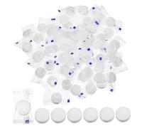PRETYZOOM 100Pcs Mini Compressed Coin Tissue Tablets Portable Cotton Compressed Towels for Travel Outdoor Sports Camping Home Use Disposable Soft Face Cloths