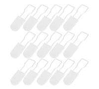 PRETYZOOM 100pcs Plastic Security Seals Tamper Resistant Tags with Metal Wire Anti-Tamper Quick Locking Mechanism Sturdy Padlock Seals for Logistics and Courier Parcels