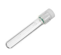 PRETYZOOM 10ml Graduated Glass Test Tube round Bottom and Screw Cap, Leakproof Heavy Wall Vial for Scientific Experiments and Sample Analysis in Laboratory Chemistry