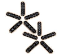 PRETYZOOM 10Pcs Adhesive Temperature Indicator Strips for Fermentation, Self-Adhesive Thermometer Stickers for Glass Carboy, Brewing and Cider Temperature Measurement