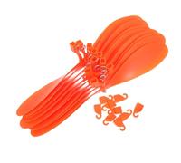 PRETYZOOM 10pcs Airplane Model Propeller Blades Low-drag High-efficiency Fan Design for Rc Planes Compatible with Thunderbird Glider Tiger Helicopter Rubber Band Power System Aircraft Parts
