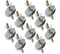 PRETYZOOM 10pcs Birdcage Screws Fixing Kit for Perch Springboard Screws Nuts Washers for Chinchilla Hamster Cage Stand