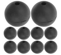 PRETYZOOM 10pcs Black Rubber Head Percussion Mallet Tips for ’s Orff Instruments, Xylophone and Tongue Drum Stick Heads, Musical Instrument Accessories for Beginner Drummers