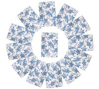 PRETYZOOM 10pcs Blue Festival Paper Wrapping Sheets, Multi-functional Decorative Wrapper Paper with Classic Elegant Design, Not Easy to Tear, for DIY and Wrapping Boxes