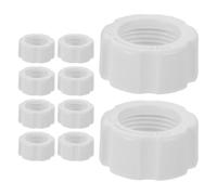 PRETYZOOM 10pcs Car Phone Holder Ball-joint Fixed Adapter 17mm Pack Plastic White for Air Vent Dashboard Windshield Installations, Cell Phone Calls