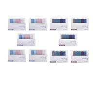 PRETYZOOM 10pcs Colorful Paper Page Marker Sticky Tabs, Lightweight and Easy to Carry Self-adhesive Marking Stickers for Home and Office Use Random Color