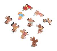 PRETYZOOM 10pcs Embroidered Iron-on Horse Applique Patches for Clothing Jackets Jeans Hats Backpacks Chinese New Year Decoration Year of The Horse Sewing Repair