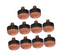 PRETYZOOM 10pcs Pool Queue Tip Pool Cue Replacement Cue Tips Replacement Screw-on