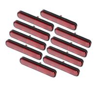 PRETYZOOM 10pcs Screw on Reflectors Driveway Reflector for Vehicles Bicycles Night Time Safety Good Sealing for Daily Life Use