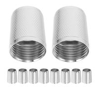 PRETYZOOM 10pcs Shower Hose Nut Adapter for Handheld Showerhead, Metal Shower Head Connector Coupling with Enhanced Water Flow and Heat Resistant Features, Suitable for Bathroom Bathing