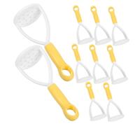 PRETYZOOM 10pcs Small Potato Masher Lightweight Manual Kitchen Ricer for Smooth Mashing of Fruits and Vegetables Sturdy Handheld Food Presser for Effortless Vegetable and Fruit Crushing