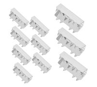 PRETYZOOM 10PCS Stainless Steel Timing Belt Securing Clamps with Toothed Design for Printer Maintenance Fixed Pieces for Printer Mounting and Precision Belt Locking