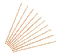 PRETYZOOM 10pcs Wooden Dowels for Model Car and Ship Building, Easy Assembly and Disassembly Craft Wood Sticks for Outdoor Flying and Water Navigation, Natural Wood Rods for DIY Projects