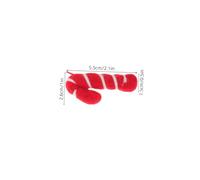 PRETYZOOM 10pcs Wool Felt Candy Cane Ornaments with Bright Colors Reusable Mini Christmas Decorations Hang Striped Felt Xmas Tree Decor for DIY Holiday Crafts