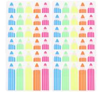 PRETYZOOM 1200pcs Pet Index Tabs Portable Reading Strips Colorful Reading Strips Material Safety Convenient Book Marks for Beginners