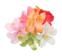 PRETYZOOM 12pcs Hawaiian Hair Clips Lightweight Artificial Flower Pins for Hair Bohemian Style Floral Accessories for Women Beach Vacations Weddings and Summer Outings