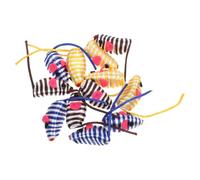 PRETYZOOM 12pcs Interactive Hanging Door Bouncing Mouse Cat with Elastic Rope Soft Rope Mouse for Indoor Kitten Play and Lightweight Cat Random Color
