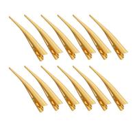 PRETYZOOM 12pcs Jumbo Metal Hair Clips for Salon Sectioning and Styling with Steel Wire and Paint, Stay in Place without Hurting Scalp, for Home Use and Professional