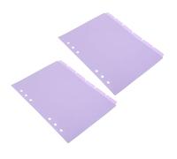 PRETYZOOM 12pcs Pp Tab Dividers for Notebooks and Binders, Easy to Manage Aesthetic Binder Organizer Page Tabs with Detachable Indexes, for Daily Use by Students