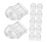 PRETYZOOM 12pcs Transparent Type-c Dust Plugs USB C Port Covers Small Charging Port Protectors for Phones PVC Grime Plugs Preventing Dirt and Damage Easy to Insert and Remove