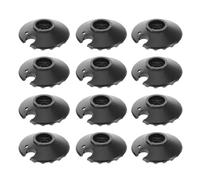 PRETYZOOM 12pcs Trekking Pole Mud Baskets for Walking Stick Accessories, Plastic Hiking Pole Protectors with 14mm Hole Diameter, Ultralight and Reinforced Durability for Outdoor Camping Use