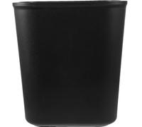 PRETYZOOM 13 Quart 15l Space-saving Trash Can Black, Compact Office Waste Basket under Desk, Square Garbage Bin for Kitchen, Dorm Room, and Home Office Use