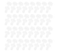PRETYZOOM 150pcs Car Door Panel Clips Plastic White Universal Fit for Bumper and Dashboard DIY Car Fasteners Projects Noise Reduction