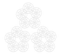 PRETYZOOM 15Pcs Pickle Jar Press Mesh for Fermentation Plastic Pickling Jar Press Tool for Sauerkraut Kimchi Vegetable Pickling Home Brewing Even Pressure Compact White Set