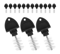 PRETYZOOM 15pcs Reusable Beer Faucet Cleaning Brush Plug for Beer Tower Compact Design with Stainless Steel Pp and Nylon Materials for Bar and Dispenser Use