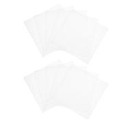 PRETYZOOM 15pcs White Plastic Embroidery Canvas Sheets Evenly Spaced Mesh and Smooth Surface, Square Shape Preventing Bending or Warping, for Cross Stitch and Knitting Crafts