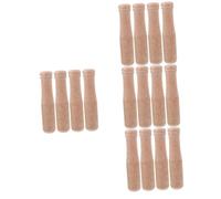 PRETYZOOM 16 pcs Wooden Muddler Manual Grinding Rods with Large Polished Heads for Efficient Garlic Crushing and Food Mashing Kitchen Gadgets for Smooth Grinding and Easy Cleaning