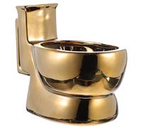 PRETYZOOM 1pc Toilet Shaped Cup Funny Ceramic Mug for Parties Unique Toilet Mug for Home Office Great Potty Humor for Coffee Tea Juice More