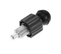 PRETYZOOM 1pcs Fitness Pull Pin Replacements Spring Knob Secure Pin Design Versatile Compatibility Black Aluminum Alloy Steel Plastic Home Gym Exercise Machine Attachments