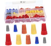 PRETYZOOM 1set Electrical Wire Connectors Screw Terminal Caps Spring Spiral Wire Connection Ends for Home Car and Commercial Wiring Projects Easy Installation Stable and Safe 160pcs