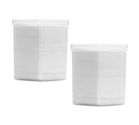 PRETYZOOM 2 Boxes Eyelash Glue Cleansing Pads 200pcs Each Nail Cleaning Cotton Wipes for Manicure and Nail Art Removal Salon Use