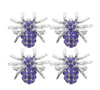 PRETYZOOM 2 Pairs Men's Novelty Spider Cufflinks Made of Alloy and Rhinestone with Secure Fit and Easy Daily Replacement, for Business Meetings and Formal Shirt Sleeve Decoration