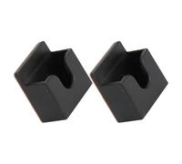 PRETYZOOM 2 Pcs Cb Mic Holder Microphone Hanger Clip with Adhesive Back, Universal Plastic Car Mount Bracket for Handheld Radio Microphones Compatible with Yaesu and Vexter Models