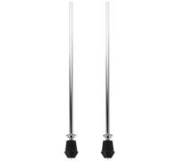 PRETYZOOM 2 Pcs Professional Metal Bass Drum Legs Clamp Holder Adjustable Height and Angle Percussion Floor Stand for Drum Kits Portable Kit for Musicians