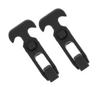 PRETYZOOM 2 Pcs Rubber Flexible Draw Latch T-Handle Hasp with Vibration-Absorbing Design Intuitive Ease of Operation Black Rubber Latch Body for Engineering Hoods and Machinery Covers